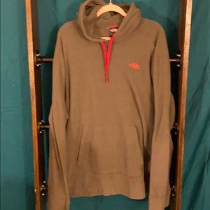 North face 2xT fleece grey/red